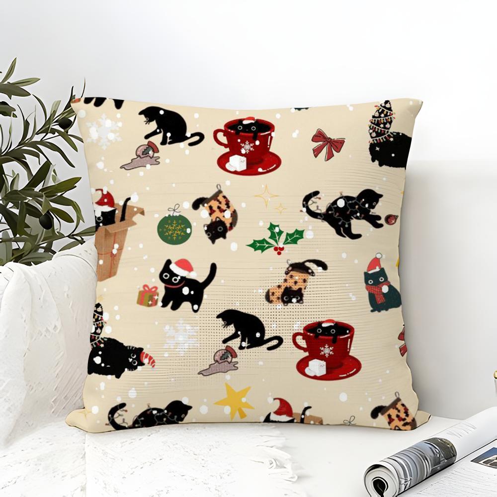 Children'S Cartoon Animal Painting Pillow Case Linen Pillow Case Sofa Home Decor Cushion Cover Cushion Cove