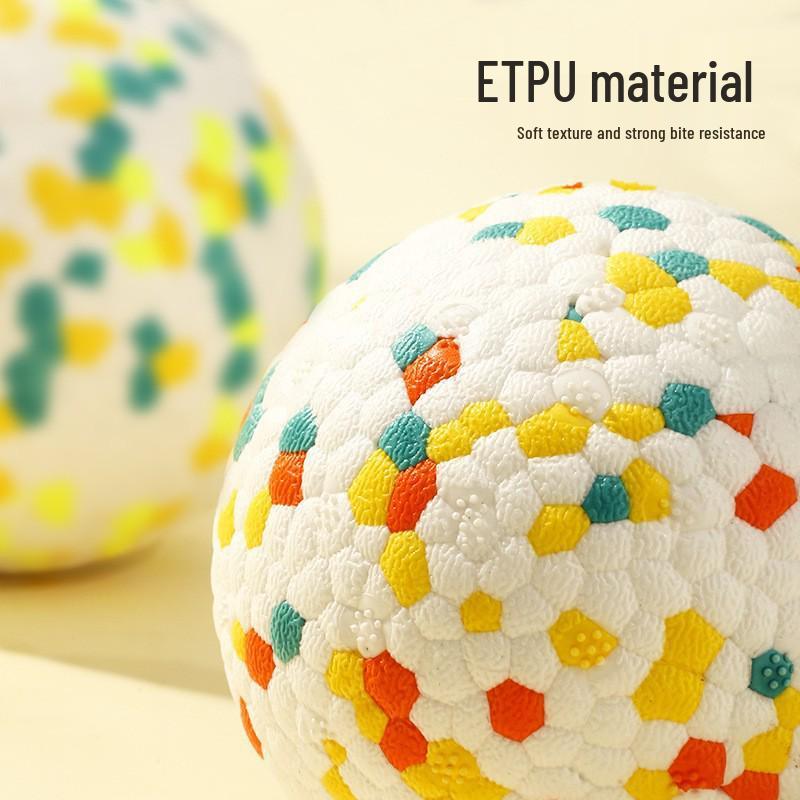 Durable High Rebound ETPU Dog Ball - Bite-Resistant Indestructible Molar Training Toy