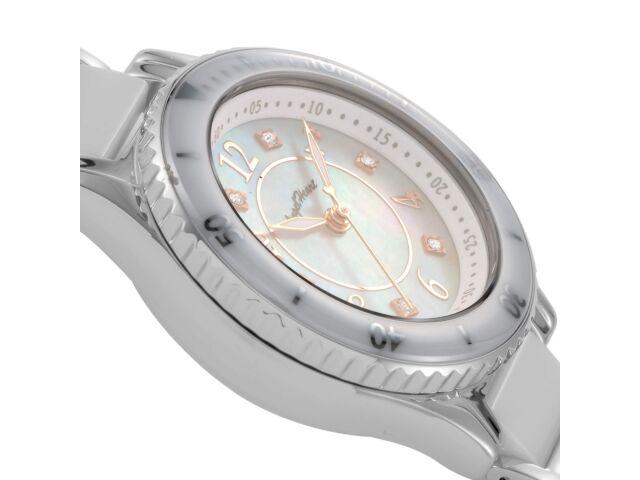 Angel Heart Love Sports WLS29SS Women's Watch White Ceramic Band Solar Battery