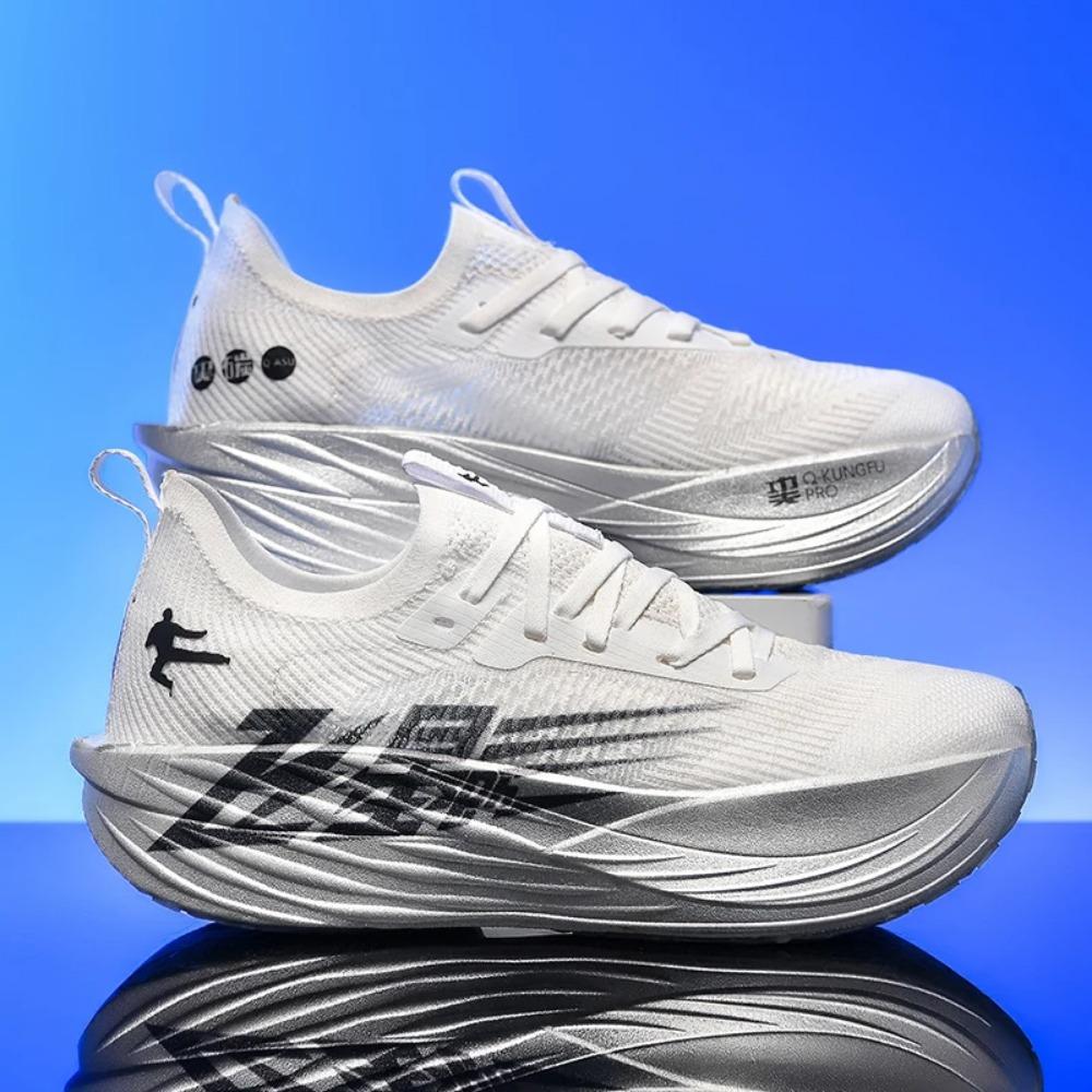 Couple Style Men's and Women's Running Shoes New Full Sole Carbon Plate High-Quality Running Shoes2025Summer Breathable Season