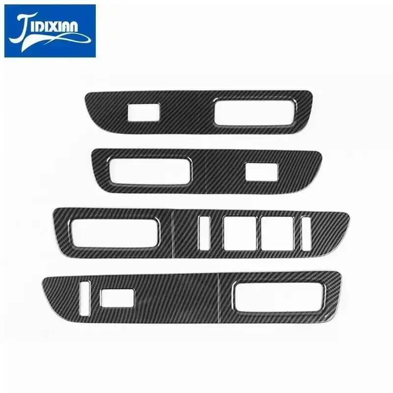 JIDIXIAN Car Interior Window Lift Switch Button Decoration Panel Cover fit for Ford F150 2009 2010 2011 2012 2013 2014