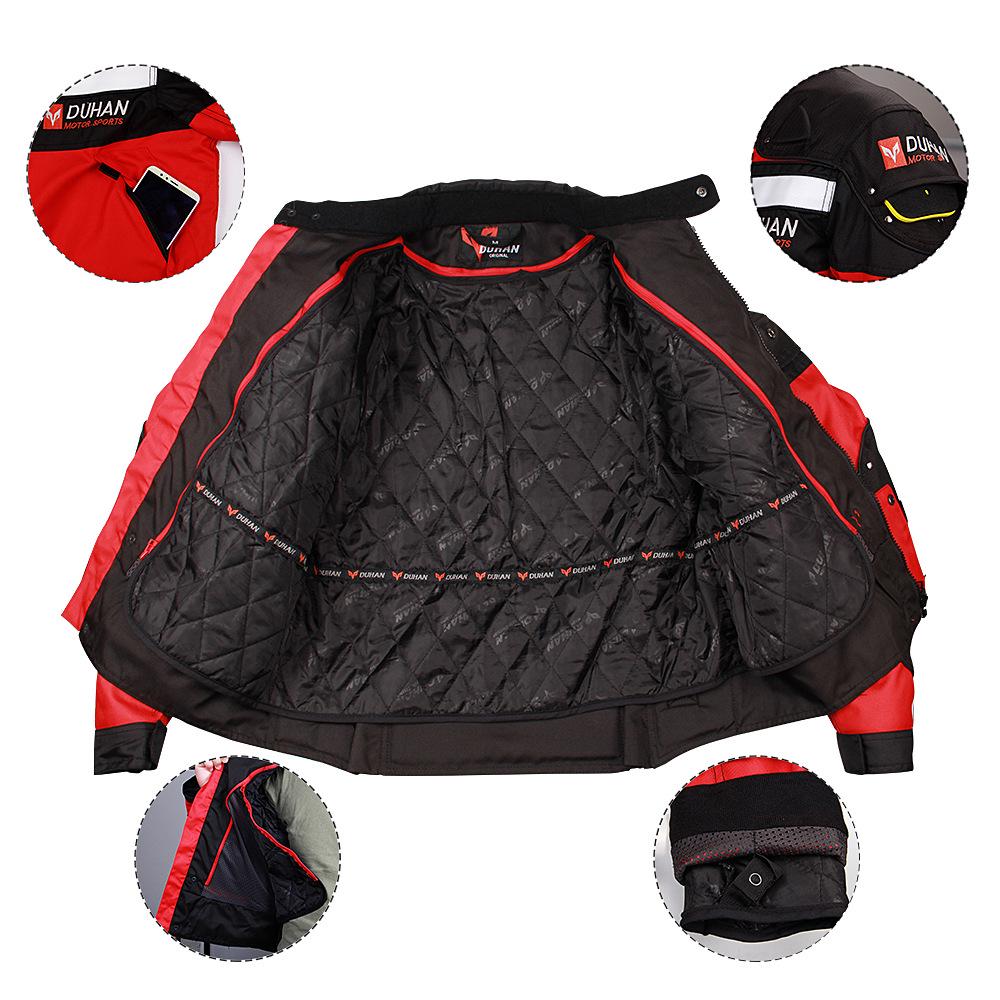 Duhan Men's Four Seasons Motorcycle Suit - Windproof, Waterproof, Warm, Anti-Fall Off-Road Riding Gear.