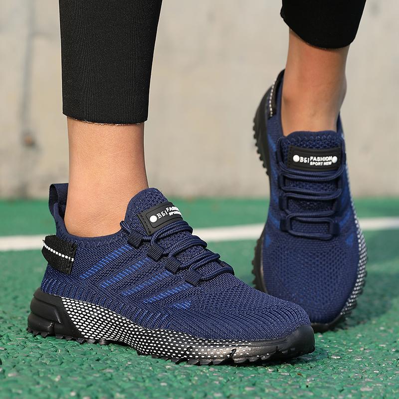 Women Sneakers Breathable Running Shoes Outdoor Versatile Training Lightweight Classic Fashionable Mesh Design Vulcanized Shoes