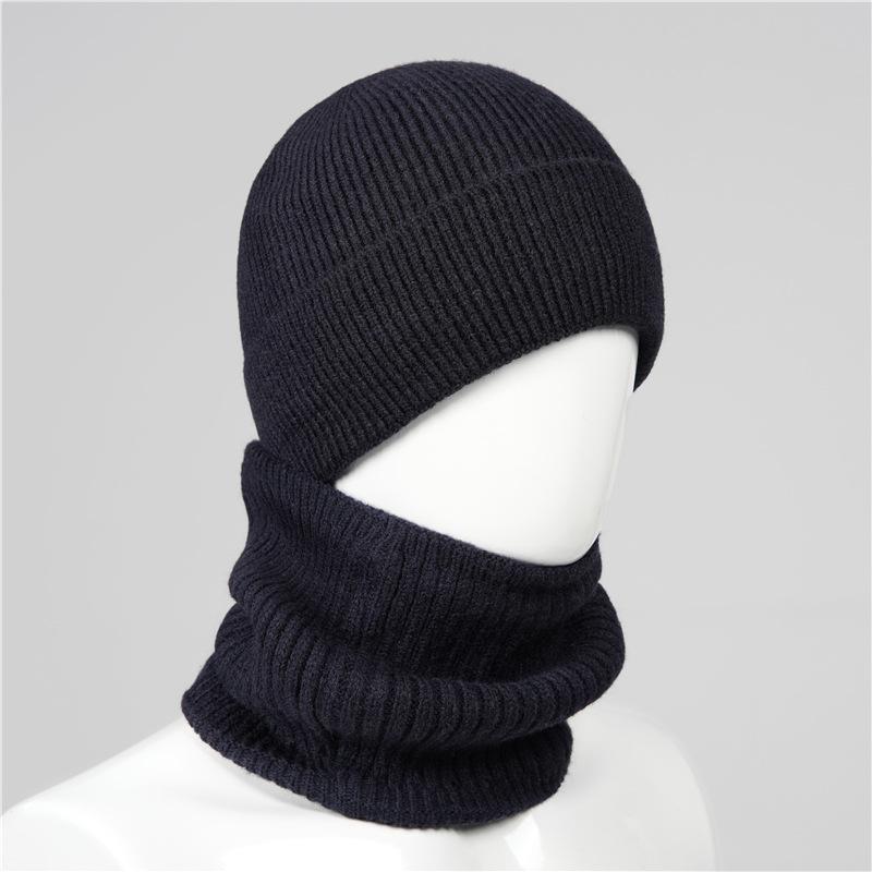 Old hat grandpa men's winter wool hat warm fleece thickened ear protection hat
