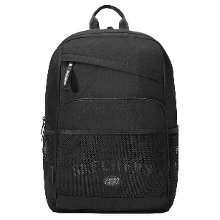 Skechers Fashion Logo Print Zipper Closure Fabric Backpack Unisex backpack Black L125U082-0018 Black