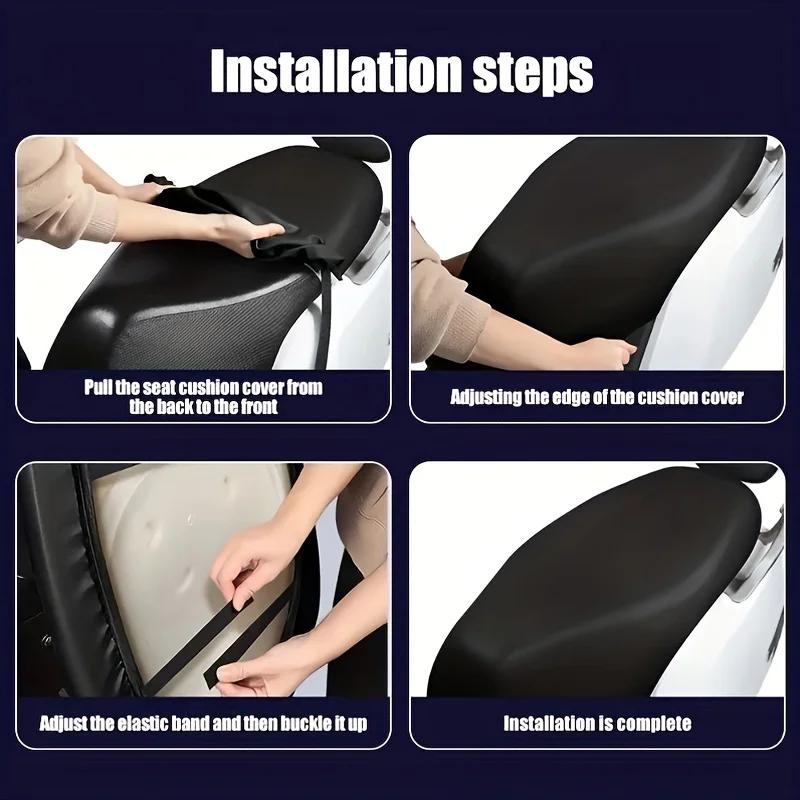 1PC Motorcycle Seat Cushion Cover