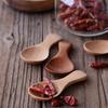 Mini Wooden Spoons Mini Tasting Spoons  for Kitchen Cooking Seasoning Oil Coffee