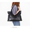Genuine Leather Tote Bag for Women, Top Grain Cowhide Shoulder Handbag, Large Capacity A4 Work Bag, Soft Texture Commuter Purse, Vintage Style