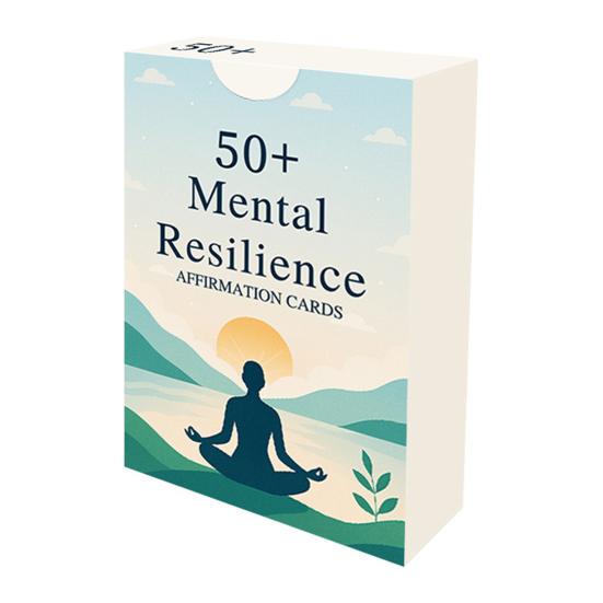 

55 шт./набор Карточки-аффирмации для ментальной устойчивости Снятие стресса Мотивационная колода карт Самопомощь Эмоциональное благополучие Одобрение Осознанность Медитация Sets