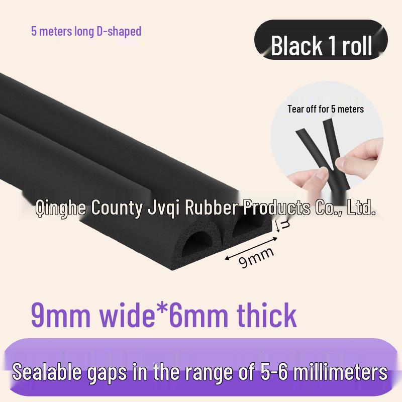 Diebstahlsicherer Schallisolierter Winddichter Tür- & Fensterdichtungsstreifen