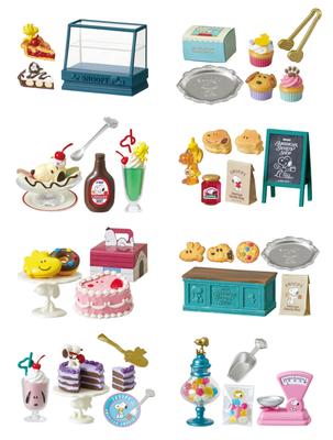 Peanuts Snoopy American Sweets Shop 1 Box 120 X 145 X 205mm Synthetic Resin Re-Ment Approx.