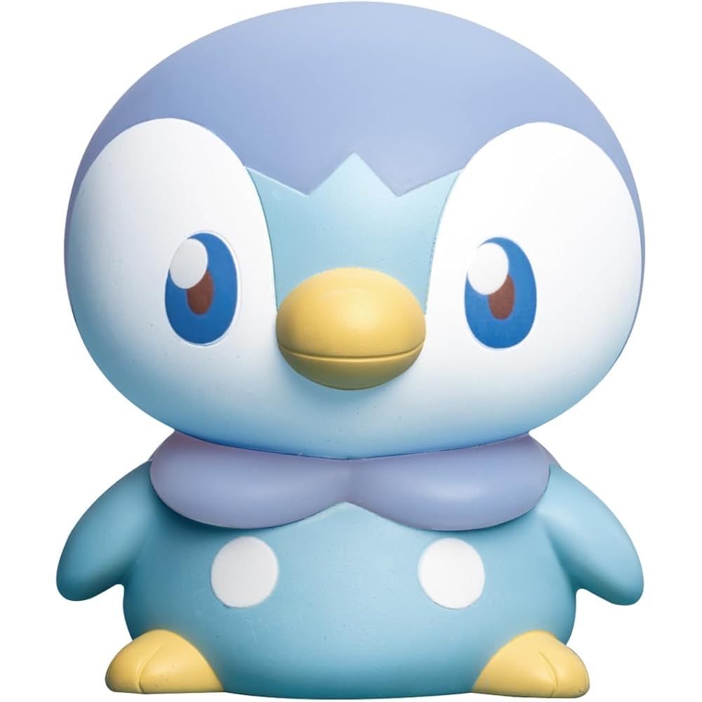 Takara Tomy Pokmon Pokepeace Puni Kyun Light Piplup Plush Toy 15cm