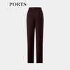 PORTS Women's Pleated Design Tapered Pants