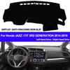 Car Inner Dash Mat Dashboard Cover Pad 2 Layers For Honda JAZZ FIT 2014 -