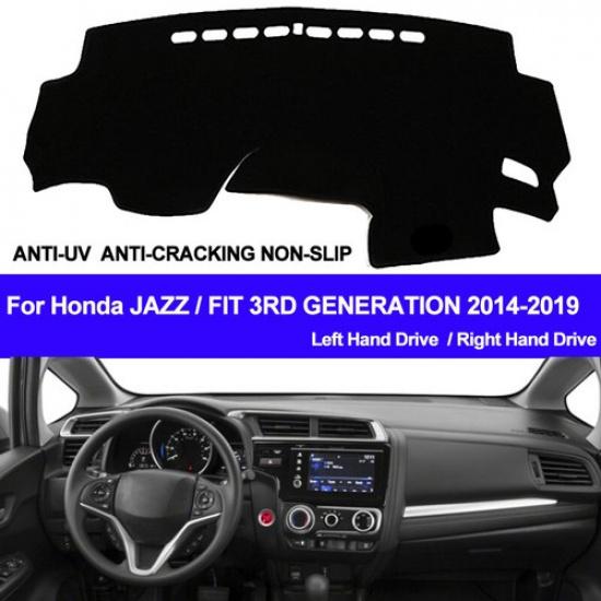 Car Inner Dash Mat Dashboard Cover Pad 2 Layers For Honda JAZZ FIT 2014 -