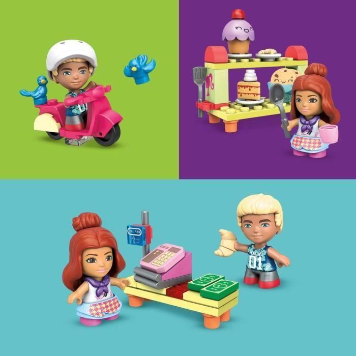 Mega Construx Barbie - Coffret Boulangerie-Pâtisserie - Jeu de construction - Dès 4 ans