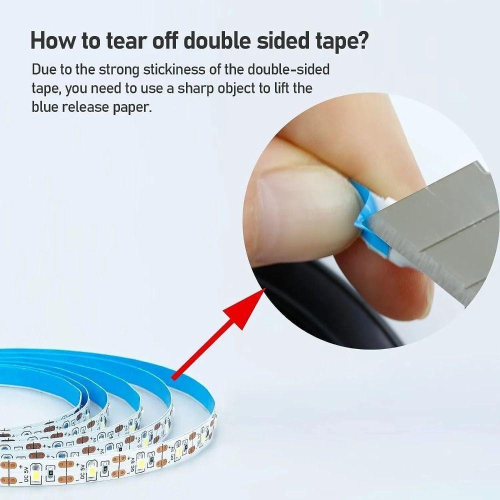 1Pcs Lighting Tape LED String Light White Warm White SMD 2835 LED New USB Strip Lamp  TV Background