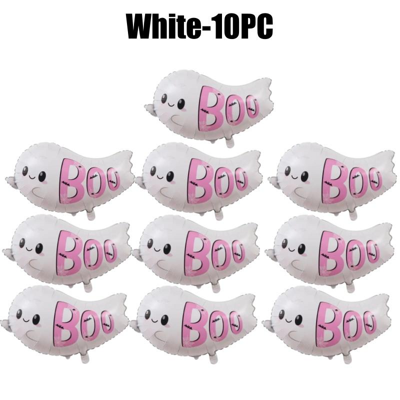 Halloween Party Decoration Cartoon Skull Pumpkin Ghost Design Aluminum Foil Balloons For Spooky Night Celebration