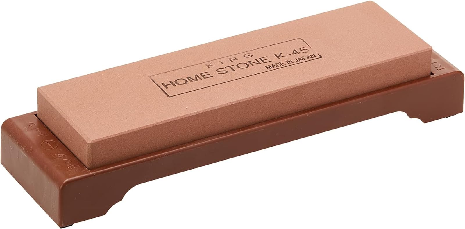King Sharpening Stone King Home Sharpening Stone 176x52x15 Medium Finishing K-45 Grit #1000 коричневый