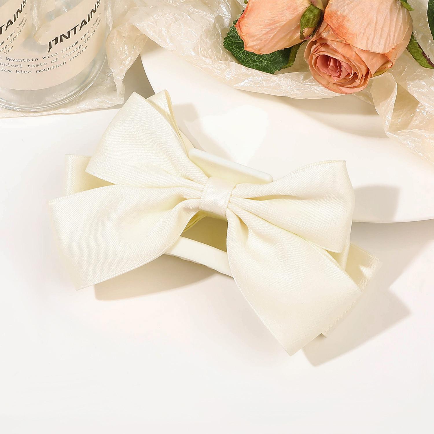 

Корейские женские банты для девочек пластиковые заколки для волос головные уборы большой размер шпилька краб заколка модное украшение аксессуары для волос