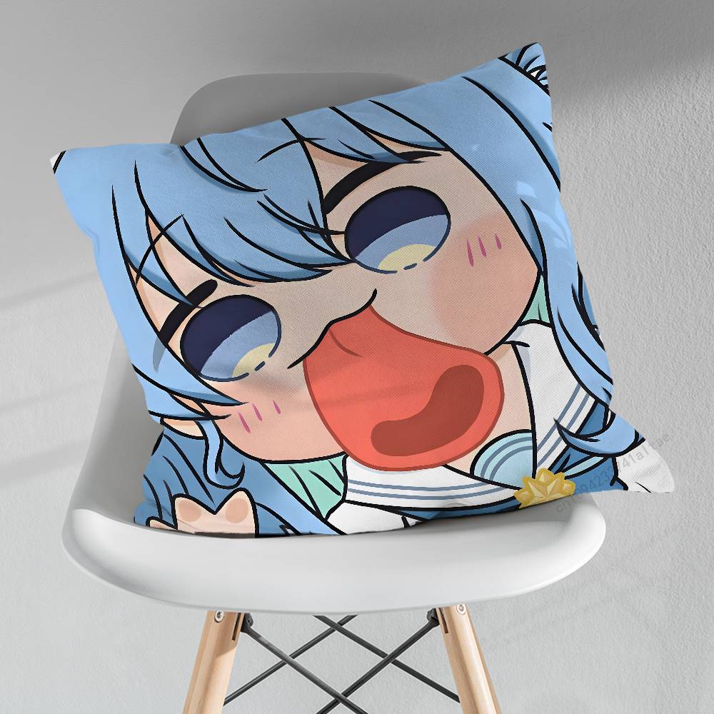 HHoshimachi SSuisei Throw Pillow Case Living Room Sofa Cushion Cover For Home Bedroom Decoration Protector