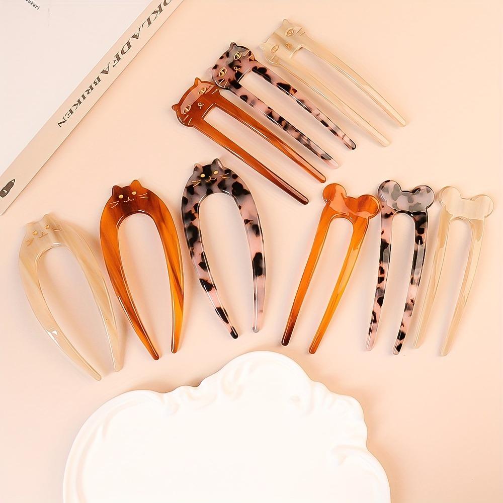 Cartoon New U-shaped Exquisite Female Hairpin Hair Accessories Styling Tools Clothing Accessories Hair Accessories