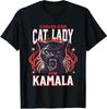 Kinderlose Katzenfrau Für Kamala Harris 2024 Präsidentschaftswahl T-Shirt Herren Damen Tees Top, Größe S-5XL