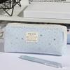 Star Print Pen Bag Lace Stationery Bag Multi-functional Pencil Case  Students