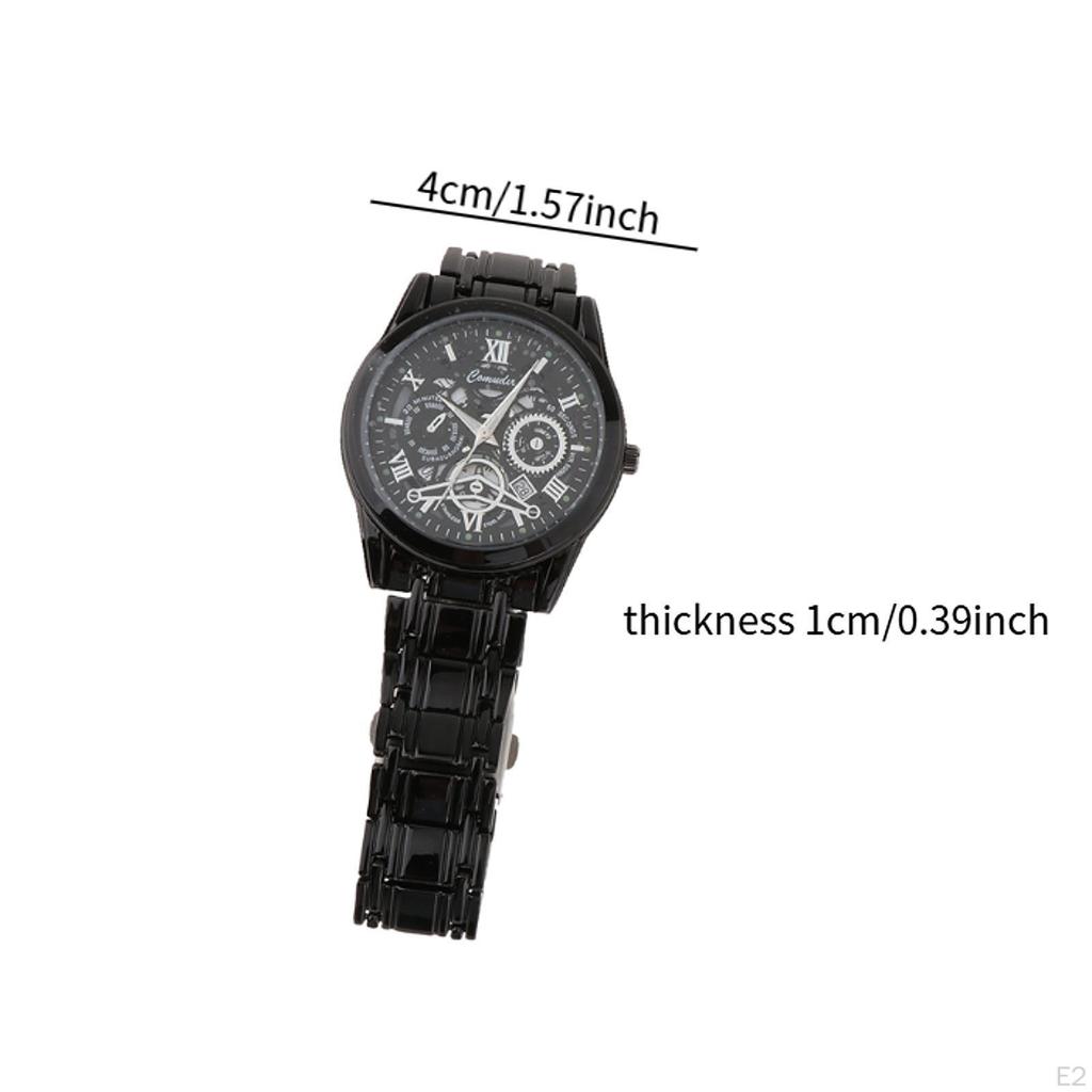 Analog Wristwatch for Men with 40mm Dial and Alloy Case Celebrations