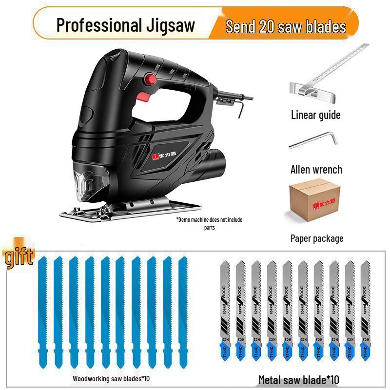 Youlite Multi-Function Electric Curve Saw: Compact Woodworking & Wire Saw with Flashlight.