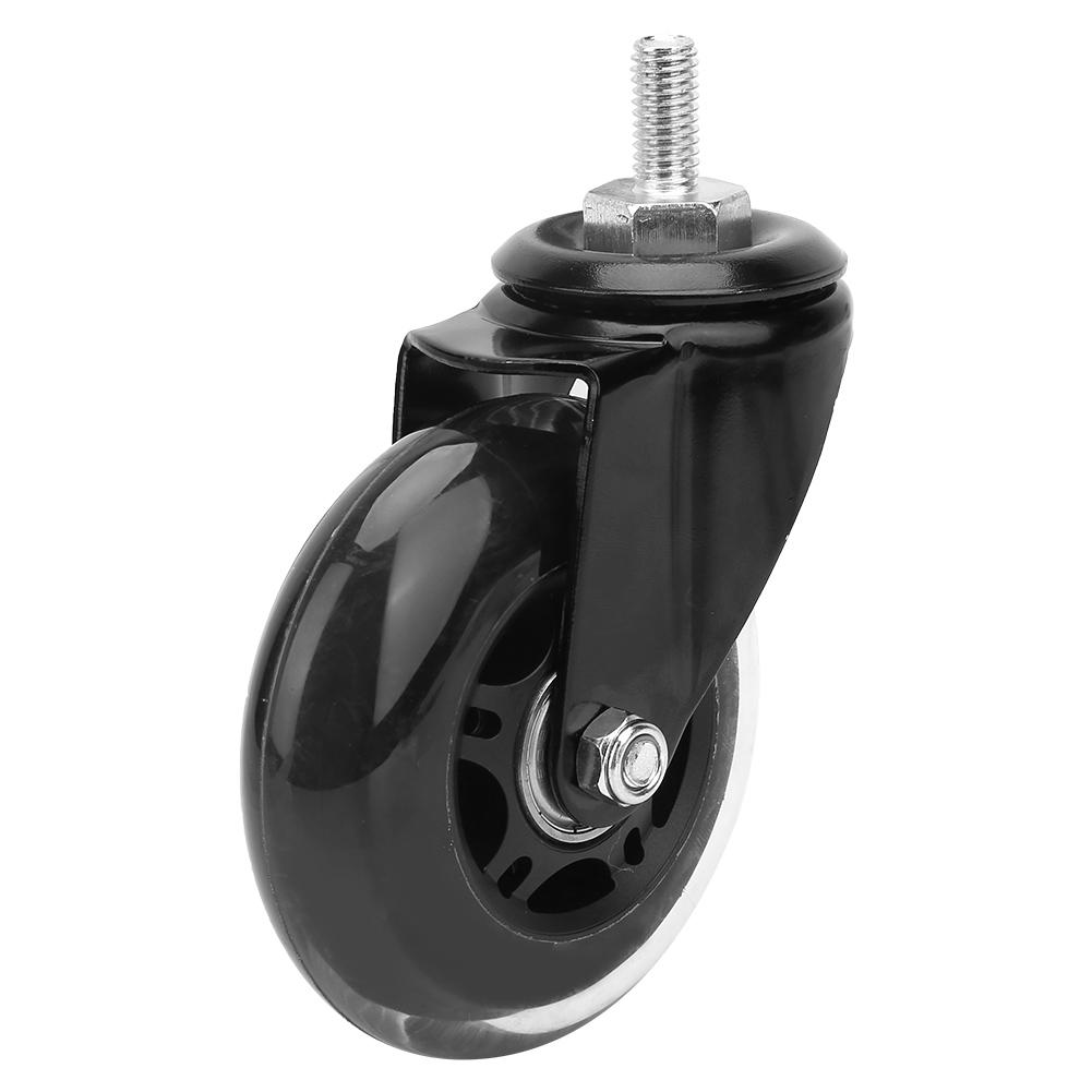 5pcs 3 Inch Swivel Caster Office Chair PU Roller Wheel Furniture Trolley Roller (#1)