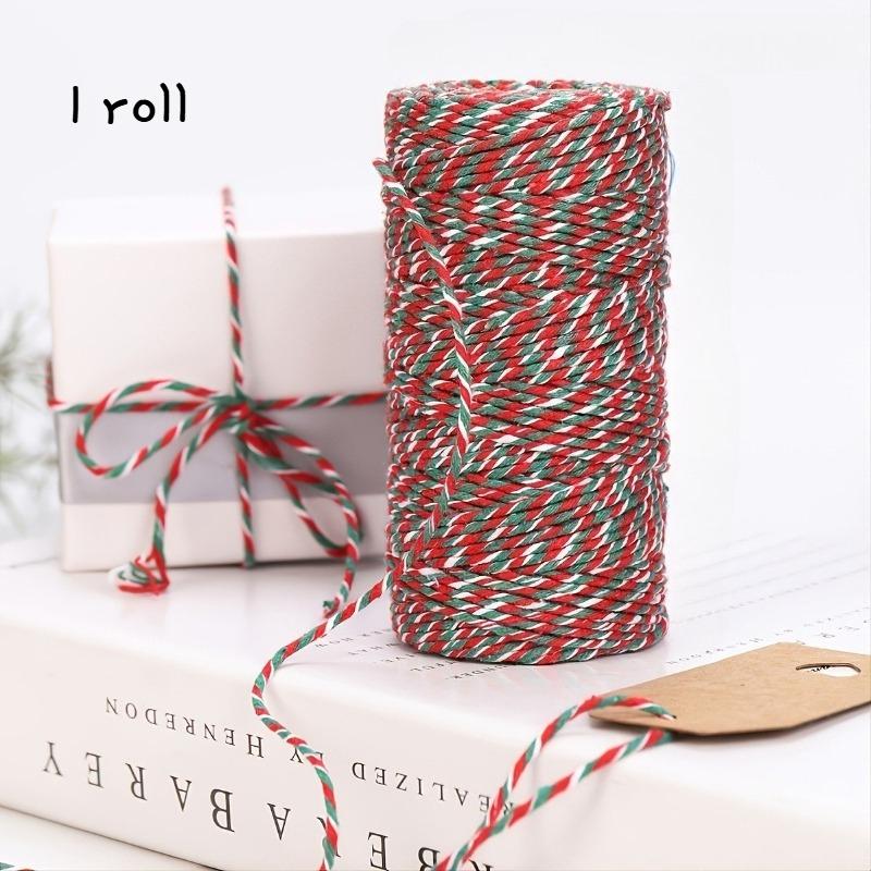 

Holiday Red and White Rope Flexible Decorative String for Christmas Crafts Ornaments DIY