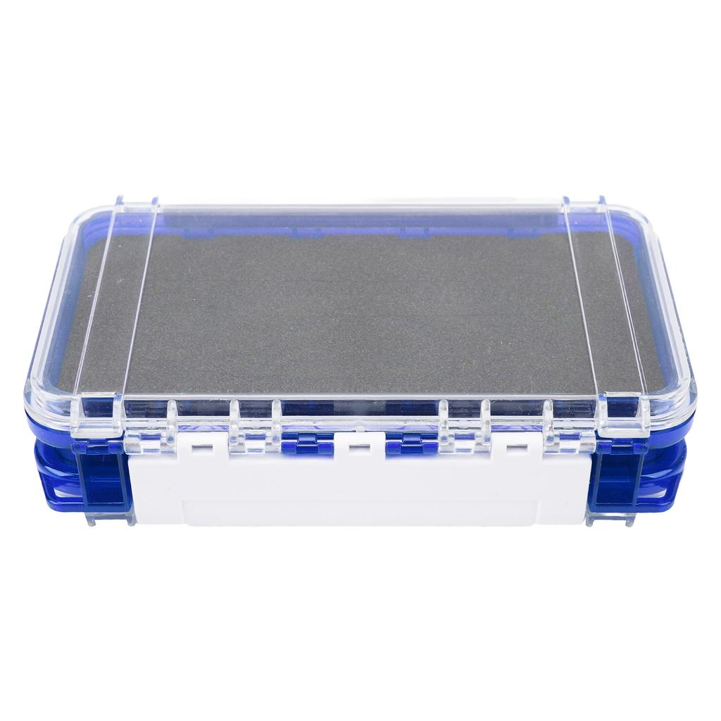 Angelköderablage mit Fächern Stabile PP Angelzubehör Aufbewahrungsbox für Salzwasser Süßwasser Kleine Angelzubehörbox