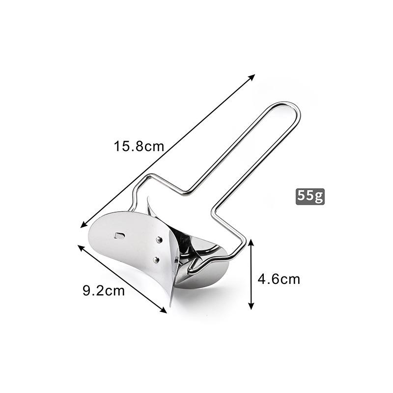 430 Stainless Steel Hand-Push Dumpling Wrapper Maker and Wonton Skin Cutter