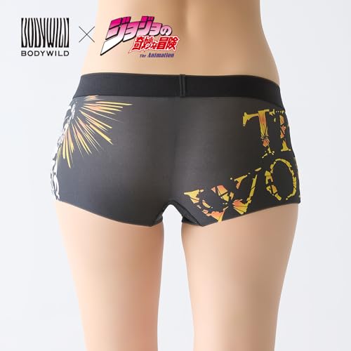 BODYWILD JoJo's Bizarre Adventure Boxer Briefs, Lightweight and Comfortable, with Raw Hem, BHV985A