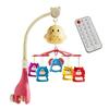 Musical Baby Mobile with Remote Control, Rotating Crib Toy for Soothing & Sleep Decoration, 0-18 Months Girls Nursery Entertainment