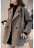 Women's Woolen Suit Jacket, 2025 Spring, Korean & British Style, Loose-Fit, Slimming, Casual Coat