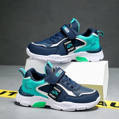 Zapatos de niño zapatos deportivos otoño e invierno superficie de cuero zapatos de niño zapatos de niño estudiantes de primaria niños de secundaria