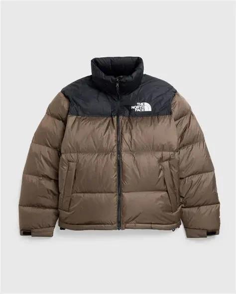 The North Face M 1996 Retro Nuptse Jacket 5EX Smokey Brown TNF Black