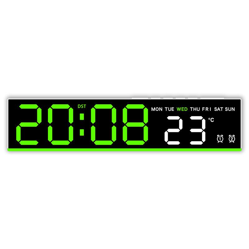 LED Multi-Functional Alarm Clock with Ambient Light and Simple Design, Model 5523
