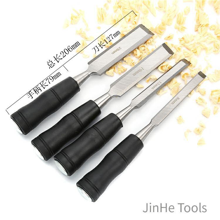 High Carbon Steel Woodworking Chisel with Plastic Handle - DIY High-Speed Steel Lathe Tool