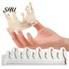Chocolate Mold Fondant Food Grade Easy Release Non-sticky DIY Washable 3D Baking Crown Shape Candy Cake Silicone Mould for Bakery