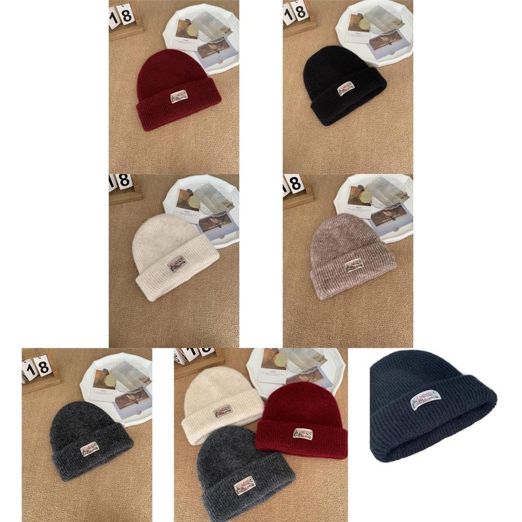 Cotton Knitted Beanie Hat For Women With Warm Coverage For Winter Outdoor Activities