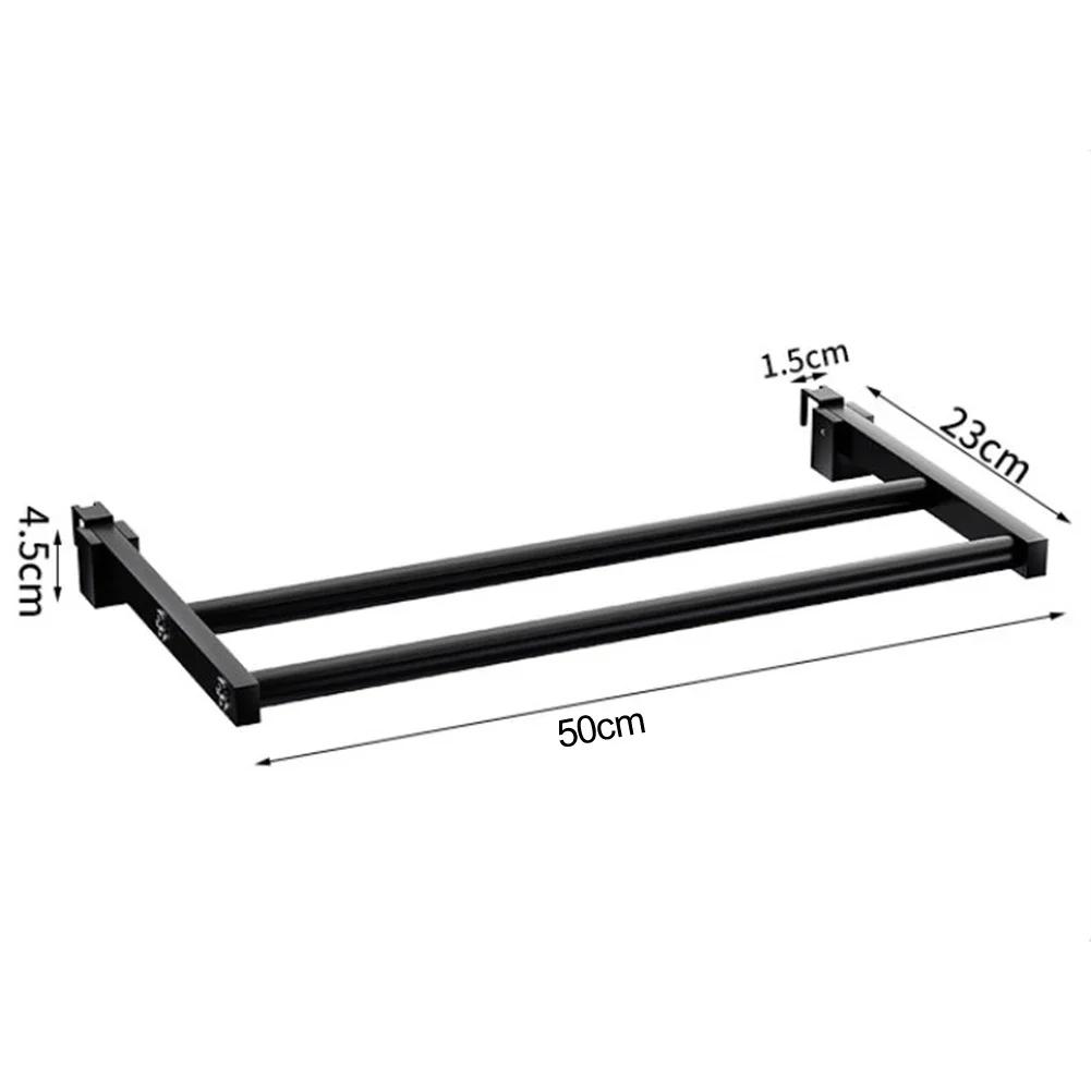 Bathroom Storage Towel Rail Hanging Towel Rail Radiator 30 40 50cm Long-lasting Performance No Drilling Required