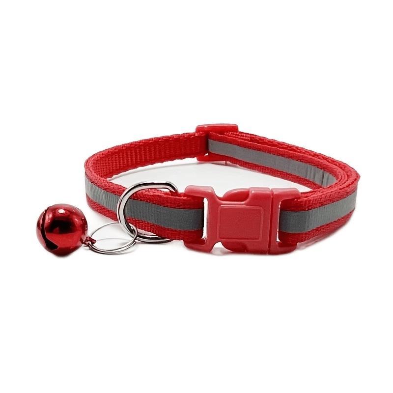 Reflective Pet Collar with Bell - Cat and Kitten Necklace