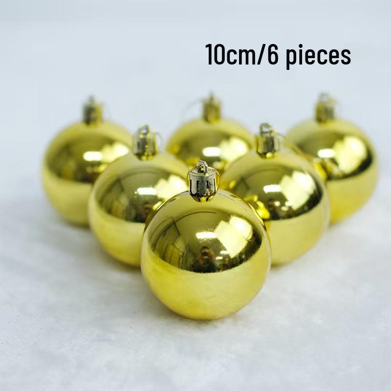 Colorful Matte Christmas Tree Hanging Ball - Decorative Round Ornaments for Holiday Celebration