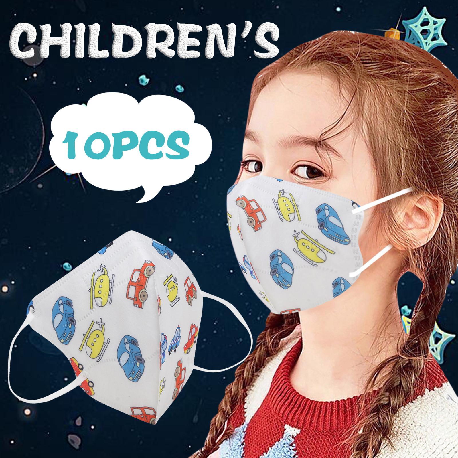 

Детская маска с принтом, 5-слойная, пылезащитная, ветрозащитная, фильтр от тумана и загрязнений