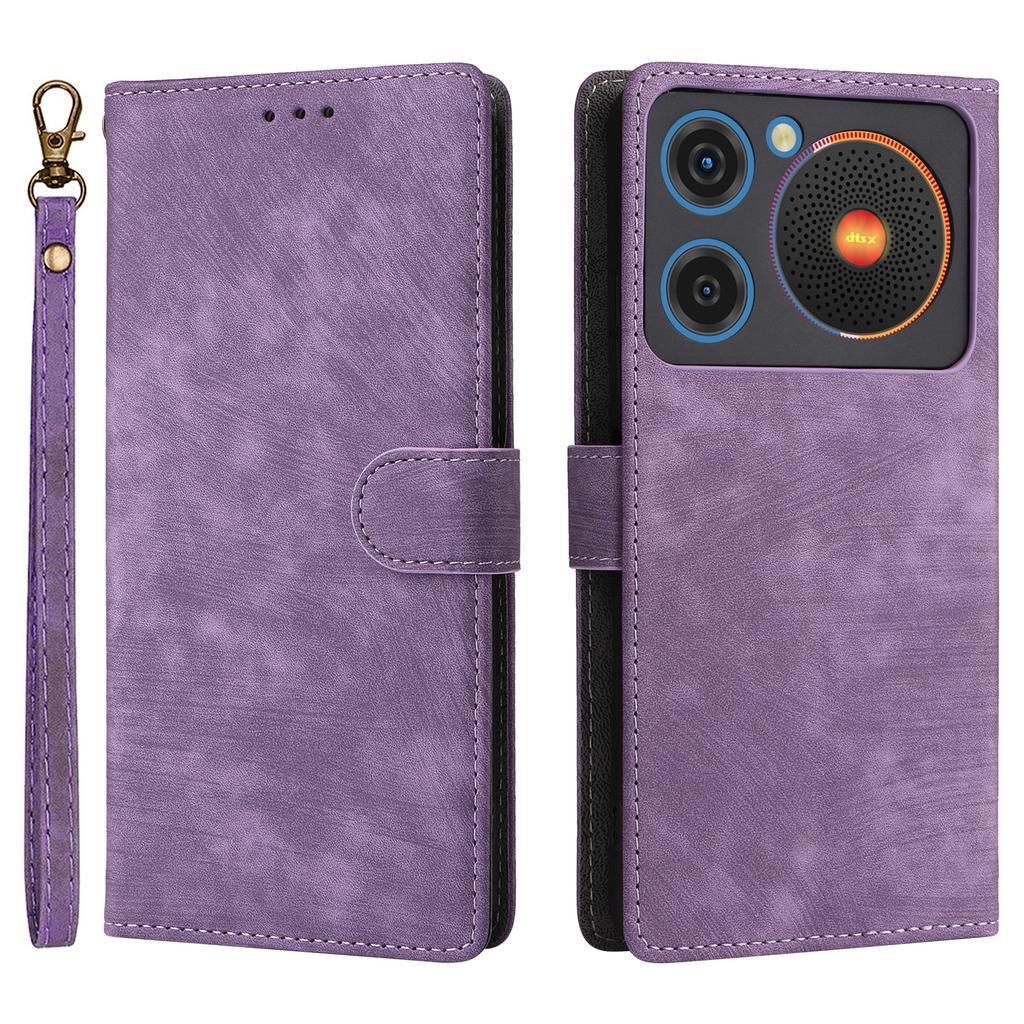For ZTE Nubia Music Wallet Case RFID Blocking PU Leather Cover Stand View