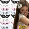 8/2pcs Ins Double-sided Angel Wing Broochs High-value Hair Clips DIY Plush Wings White Blue DIY Material