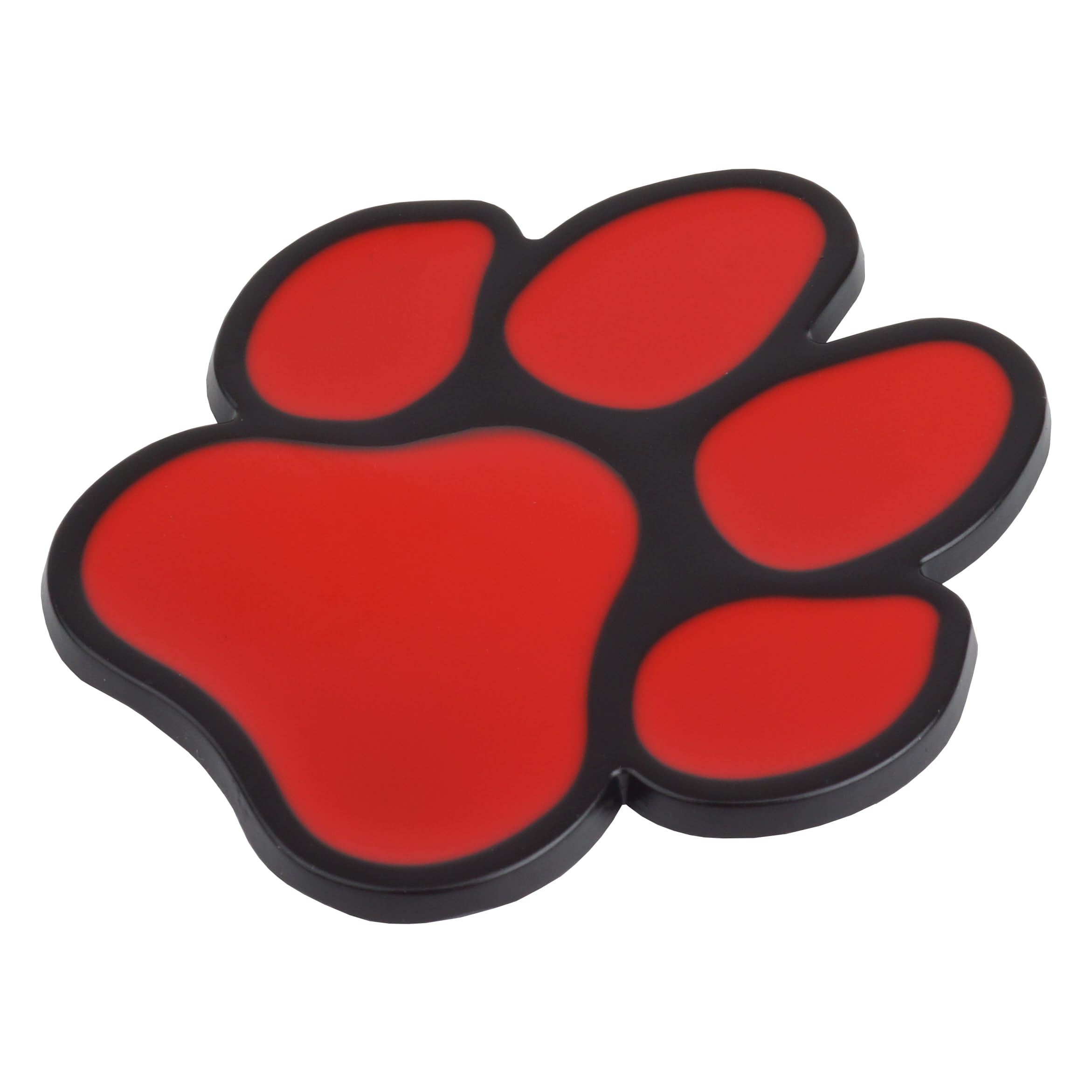 

prendre PR-BEARST01-BKRD Paw Sticker Decal Bear 3D Zinc Alloy Cute Design Car Sticker Dress красный